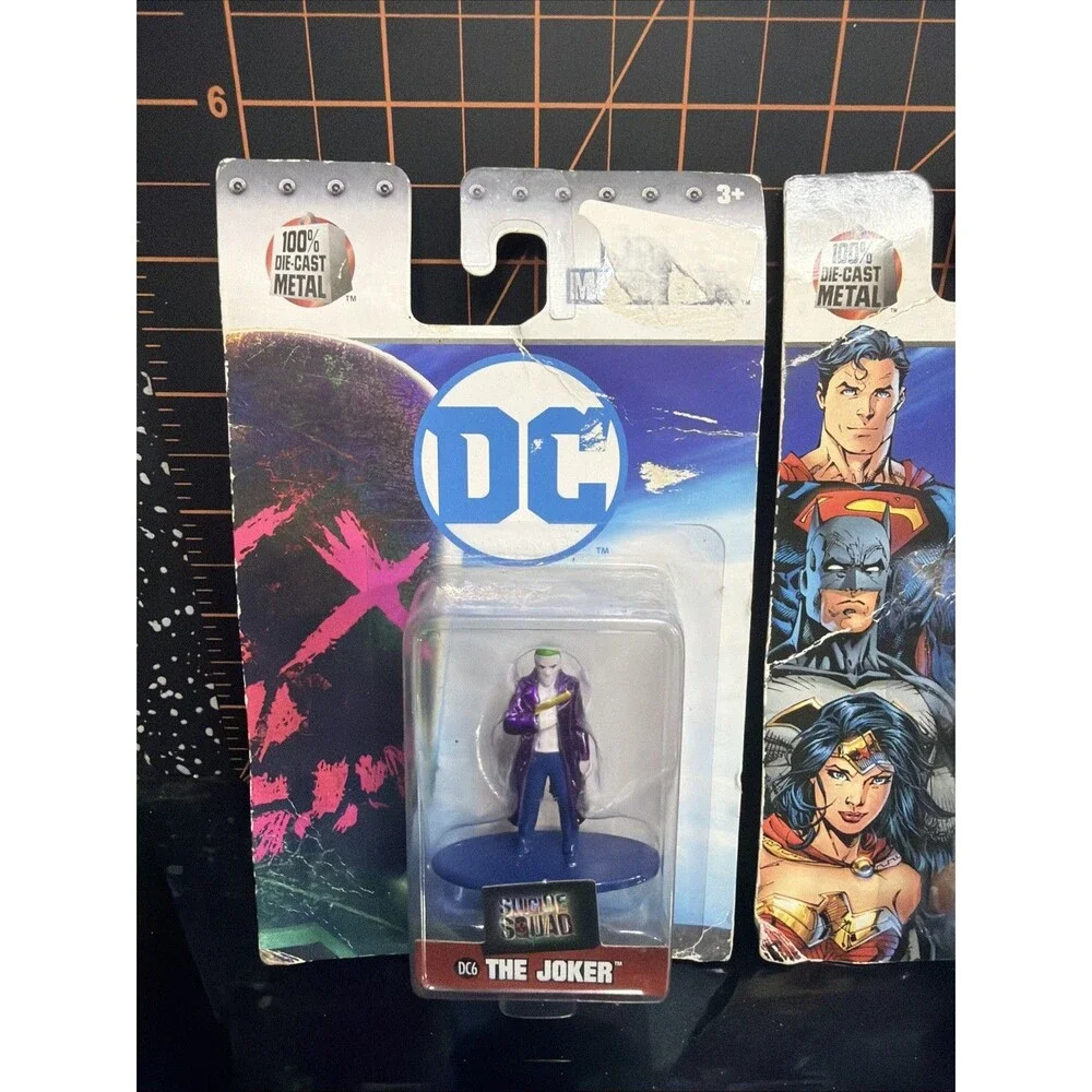 Jada Toys DC Nano Metalfigs Lot 3 Joker Wonder Woman Bane Die Cast Sealed